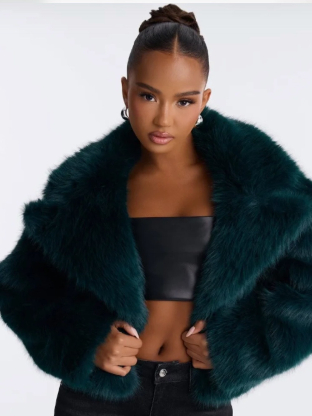 Akira Faux Fur Jacket NWT